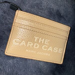 Marc Jacobs Beige Leather Card Holder